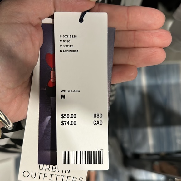 FILA Disney Villains BNWT Checkered Crop Top - Picture 7 of 7